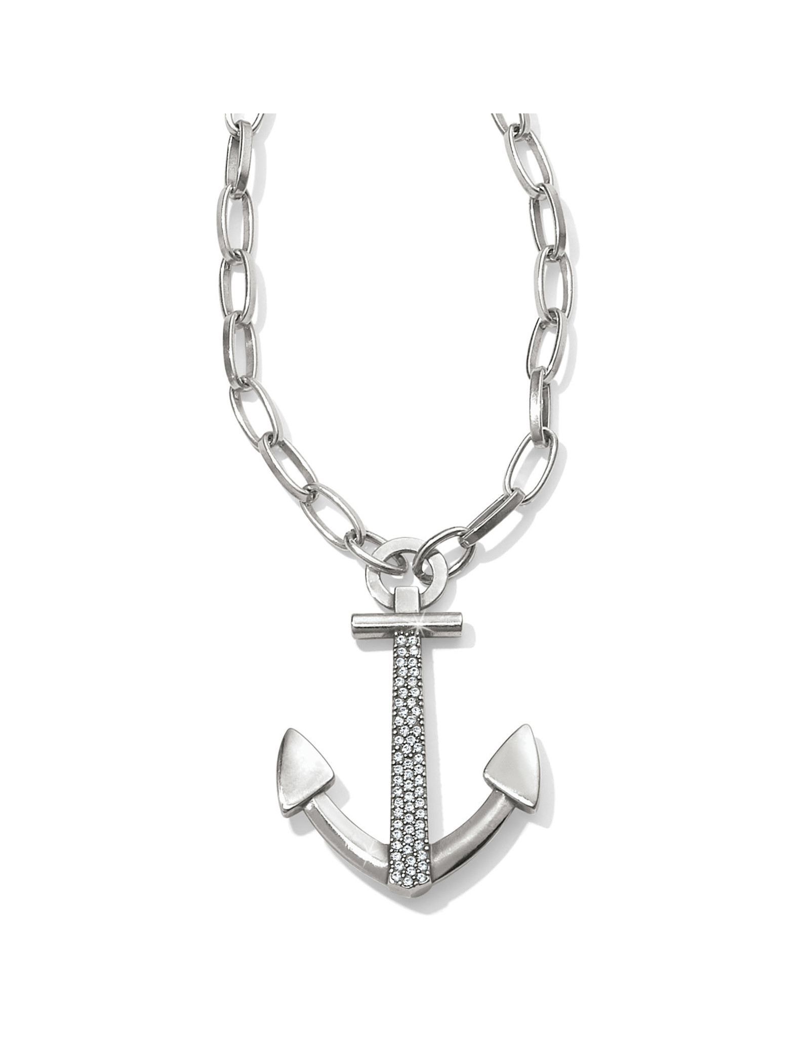Brighton Brighton JL9861 Coastline Rev Anchor Link Necklace