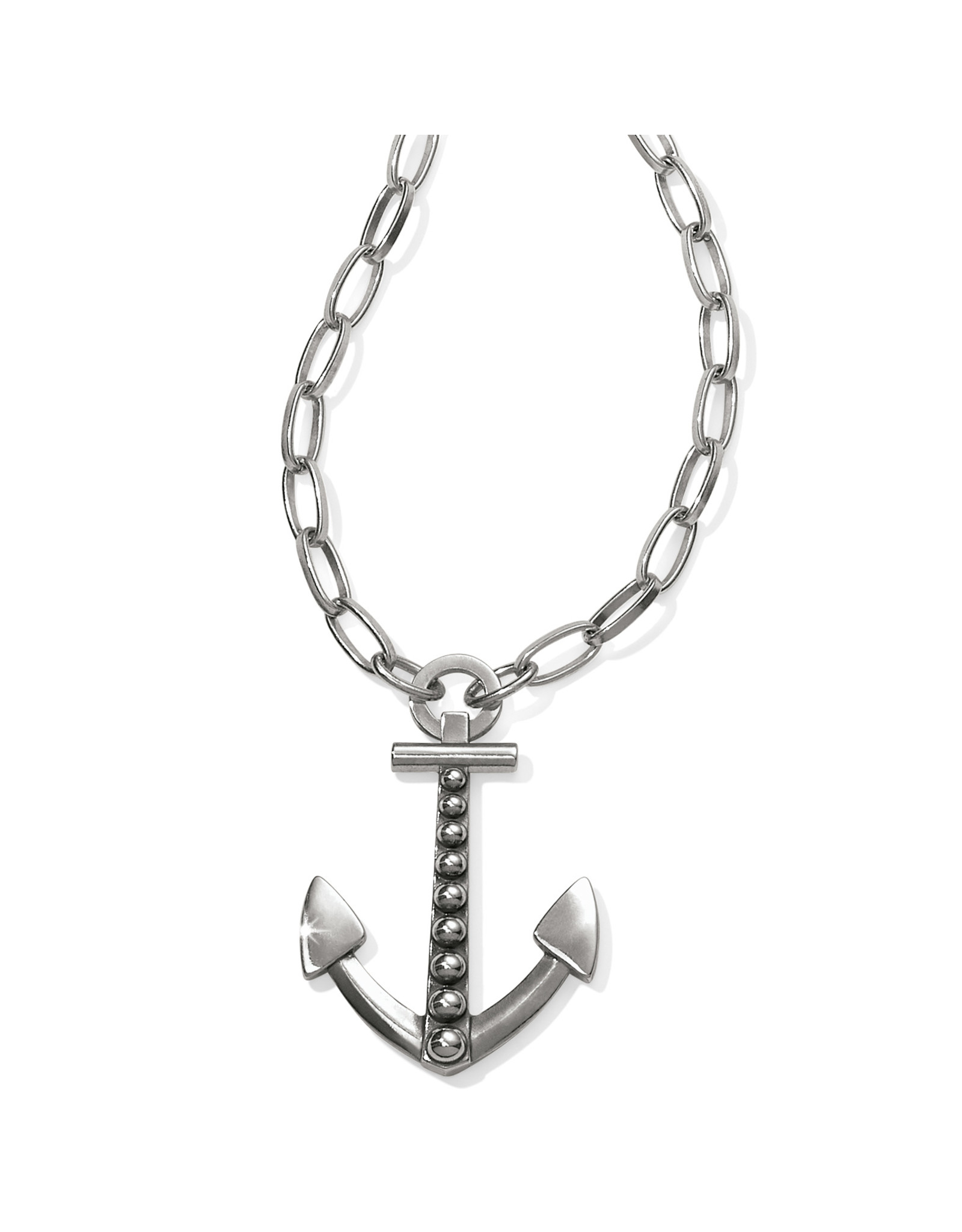 Brighton Brighton JL9861 Coastline Rev Anchor Link Necklace