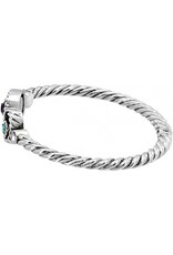 Brighton Brighton JB6622 Sil/Tanz Halo Hinged Bangle Brighton Brighton JB6622 Sil/Tanz Halo Hinged Bangle