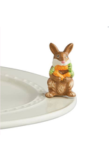 Nora Fleming Nora Fleming A226 Rabbit with Carrot Funny Bunny Mini