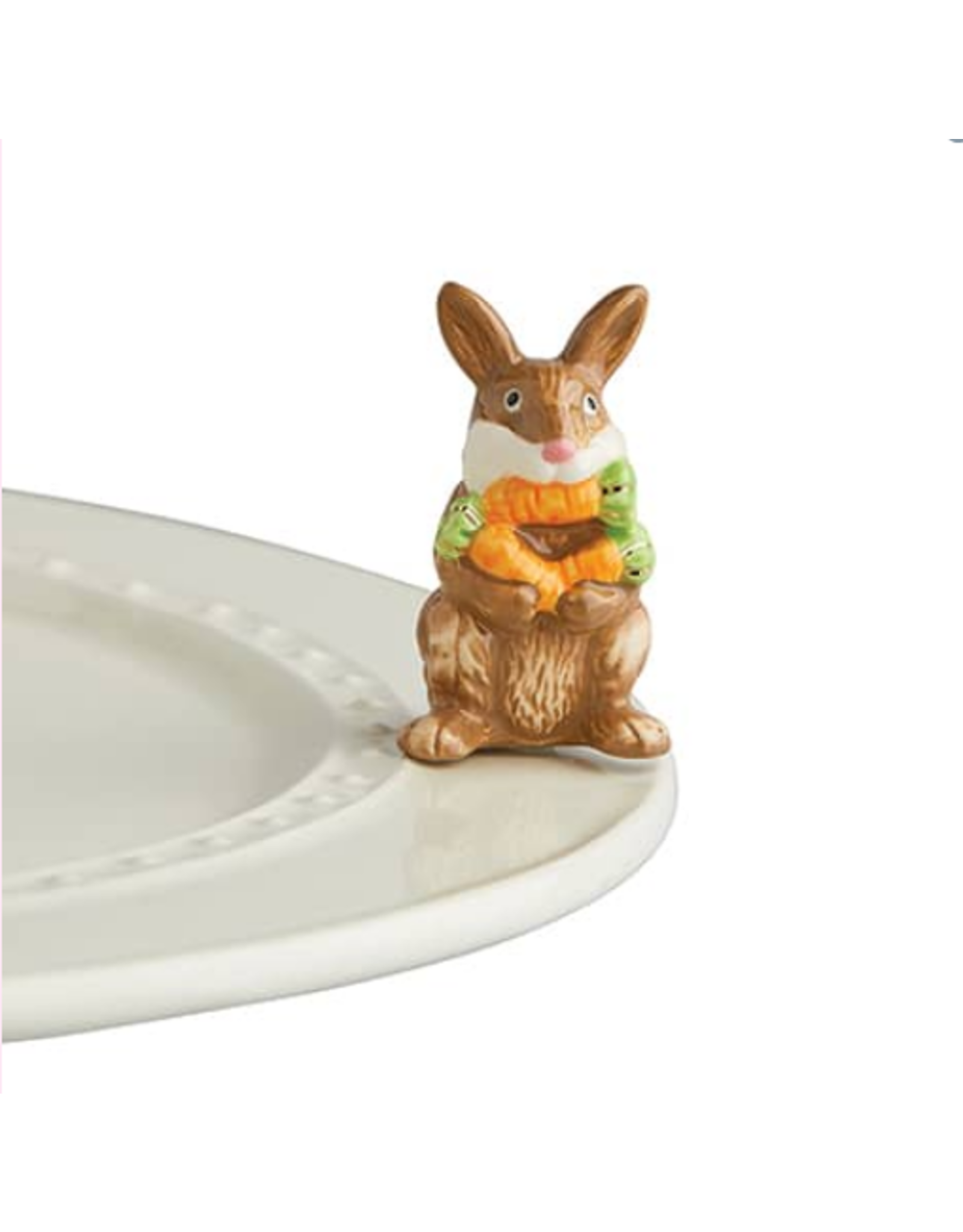 Nora Fleming Nora Fleming A226 Rabbit with Carrot Funny Bunny Mini