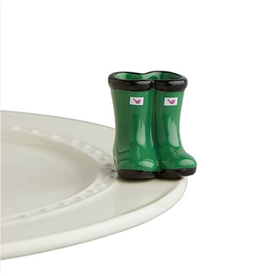 Nora Fleming Nora Fleming A227 Rain Boots  Jumpin' Puddles Mini