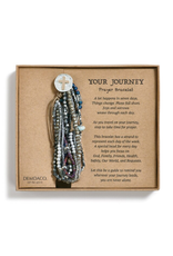 Demdaco Demdaco 1004000129 Gray Your Journey Beaded Prayer Bracelet
