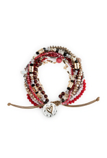 Demdaco Demdaco 1004670039 Garnet Beaded YourJourney Love  Bracelet Demdaco Demdaco 1004670039 Garnet Beaded YourJourney Love  Bracelet