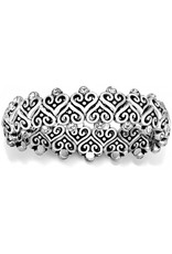 Brighton Brighton JB5012 Sil/Stn Alcazar Heart Stretch Bracelet