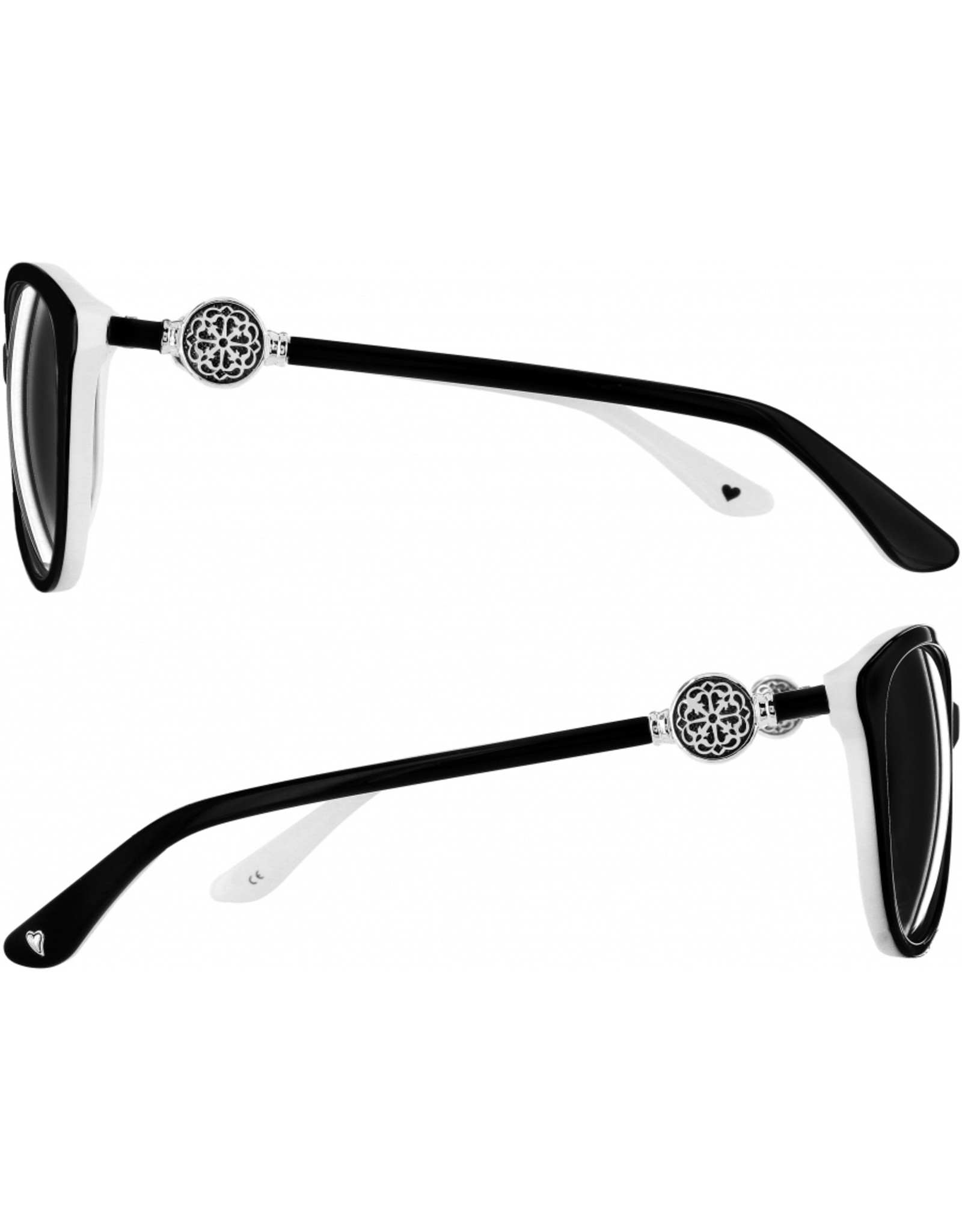 Brighton Brighton A12623  Ferrara Black/White Sunglasses