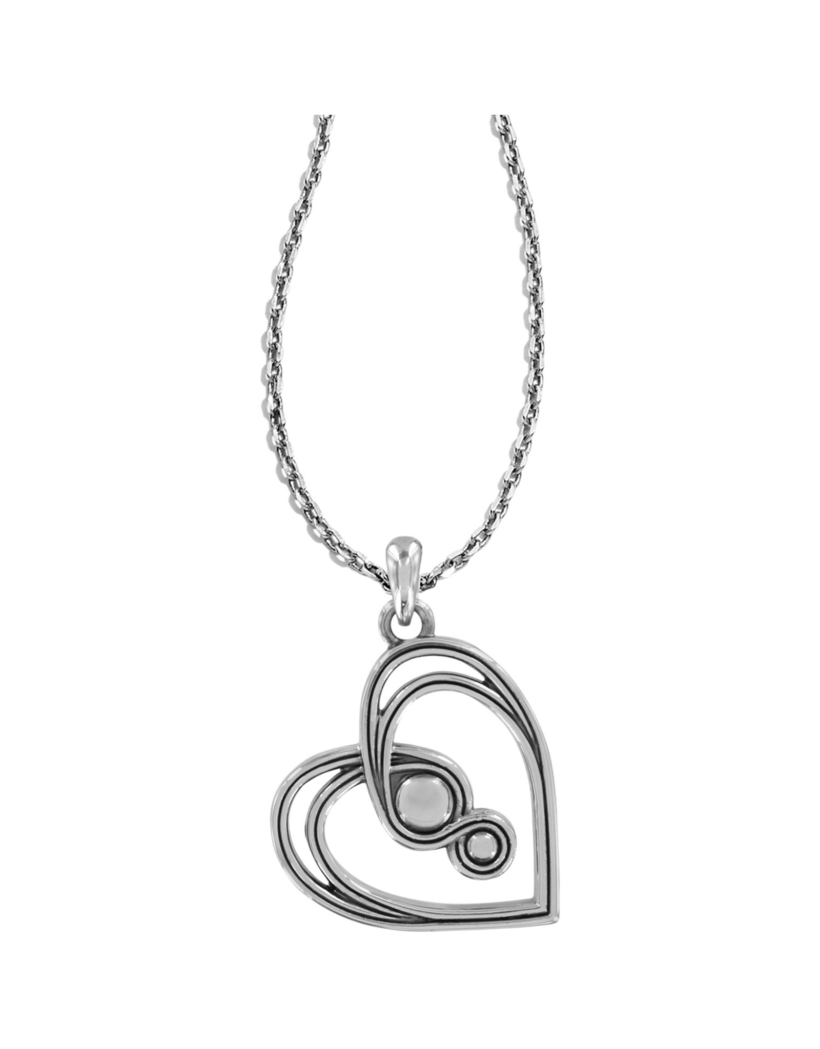 Brighton Brighton JM1551 Infinity Sparkle Petite Heart Necklace