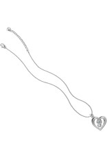 Brighton Brighton JM1551 Infinity Sparkle Petite Heart Necklace