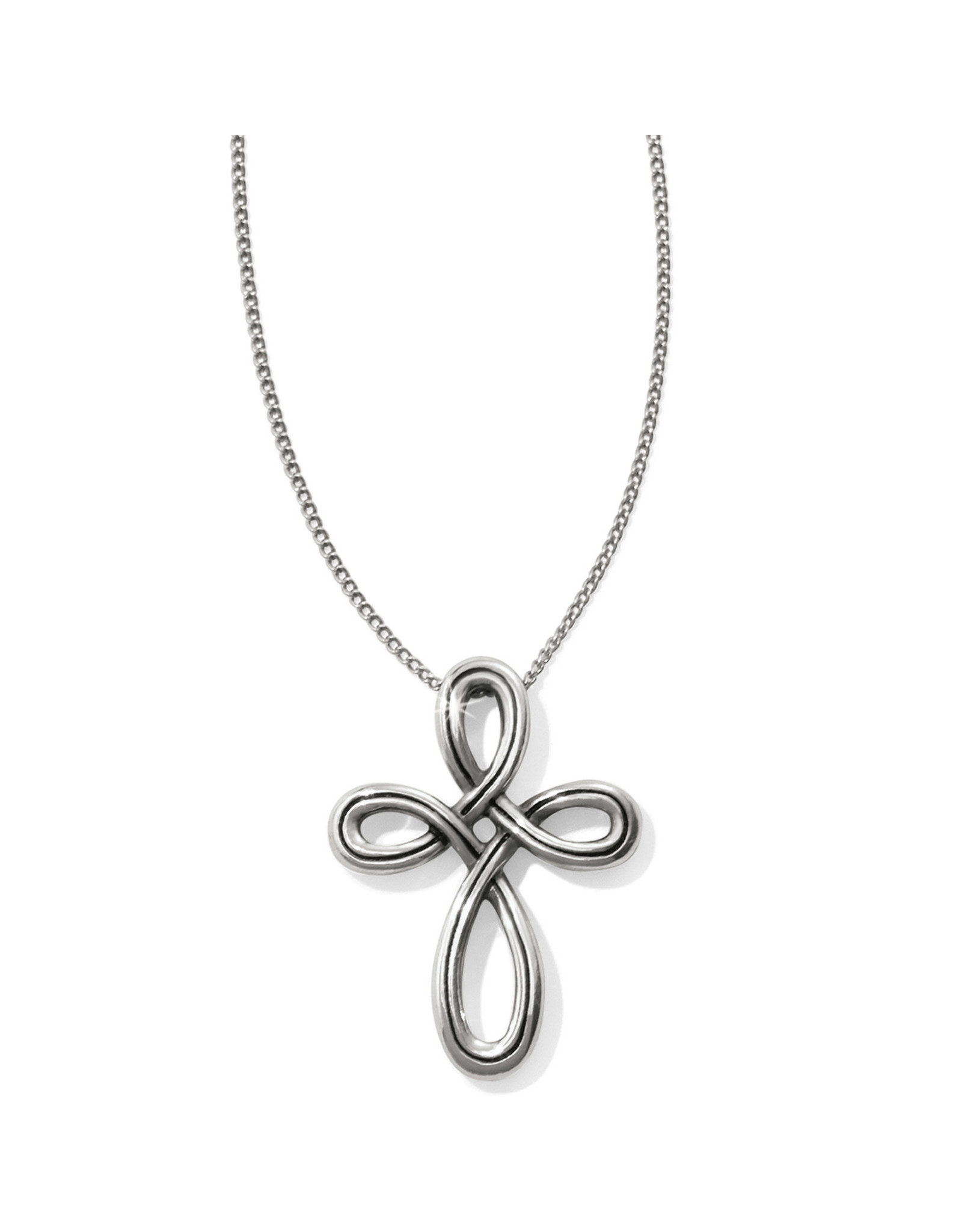 Brighton Brighton JL8490 Interlok Petite Cross Necklace