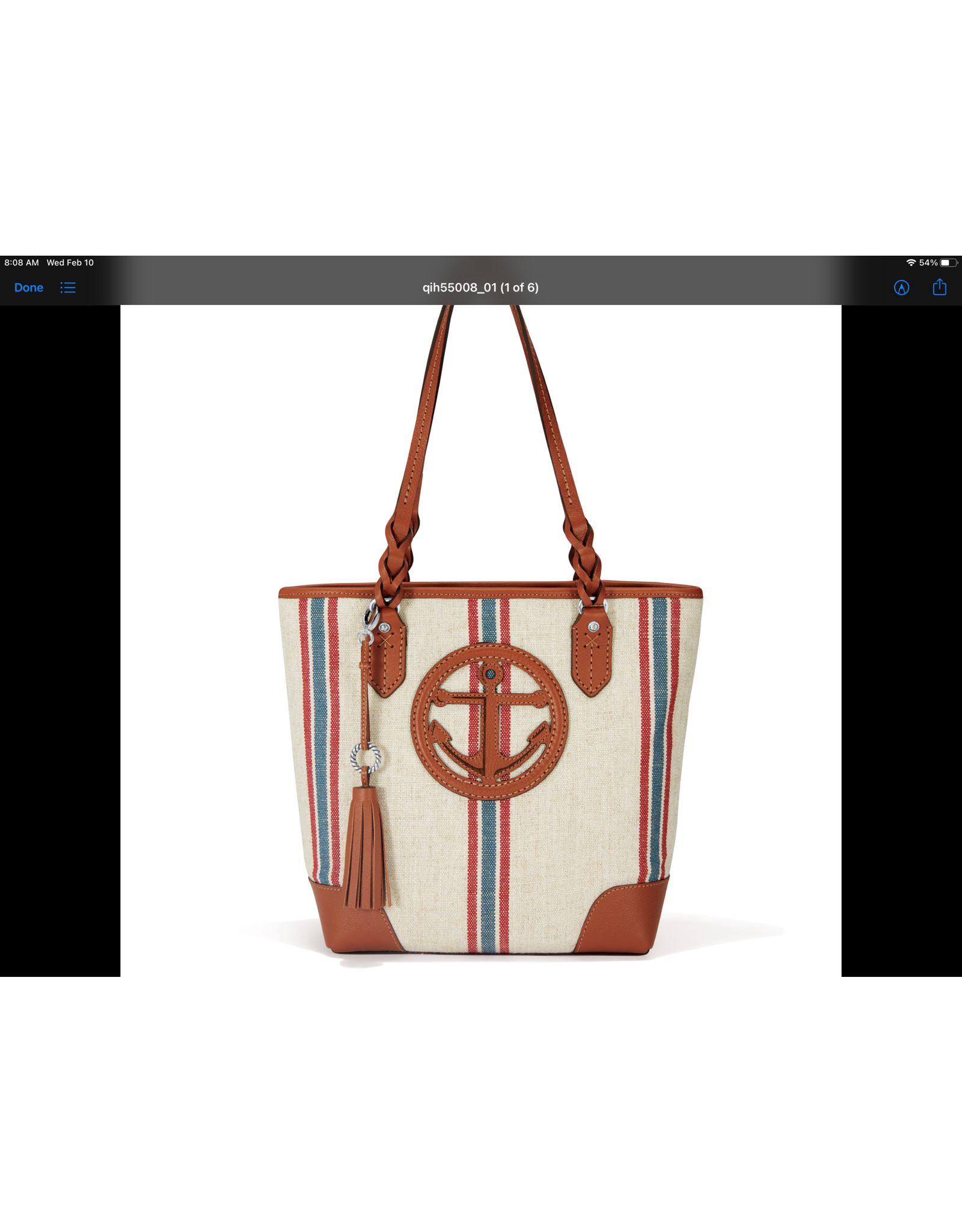 Brighton Brighton H55008 Captain Tote OOL