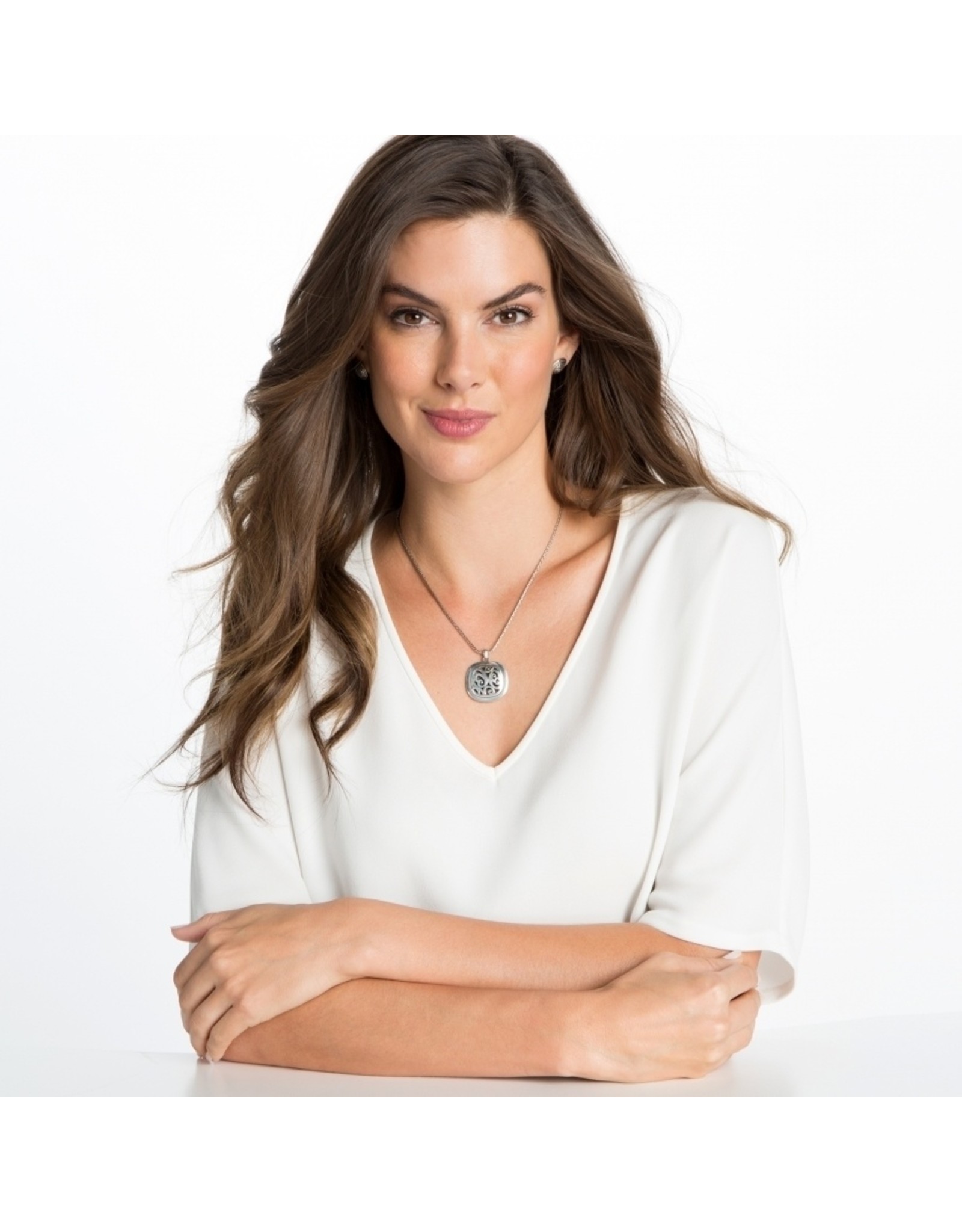 Brighton Brighton JN5421 Sil/Gold Spin Master Necklace