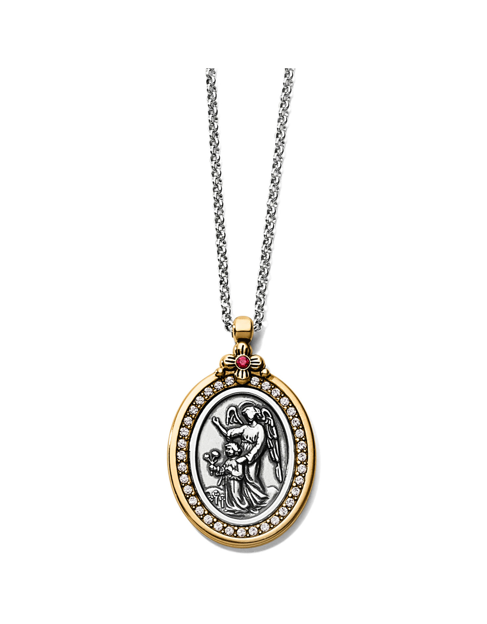 Brighton Brighton JM2983 Guardian Angel Two Tone Necklace