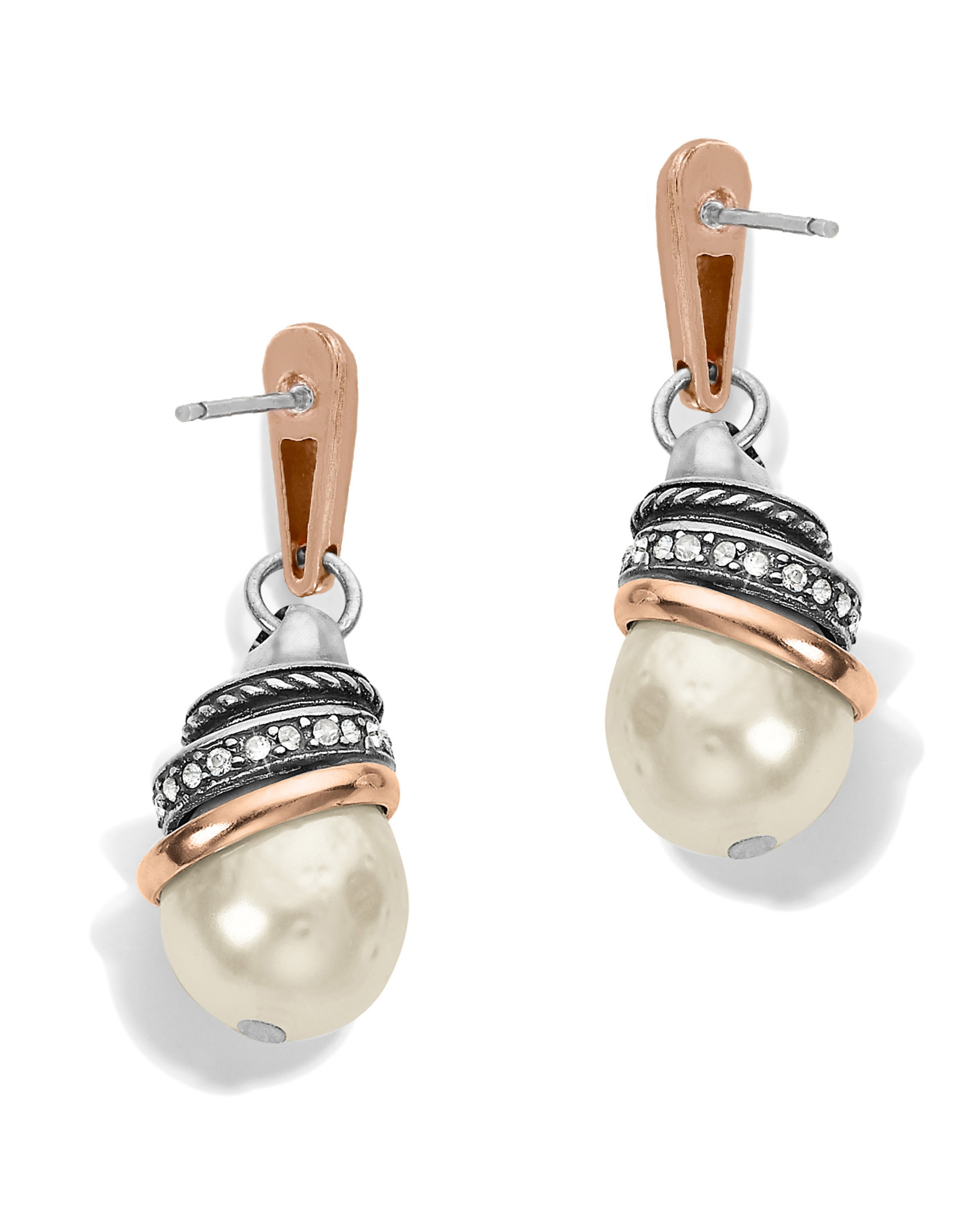 Brighton Brighton JA497L Neptune’s Rings Pearl Teardrop Earring
