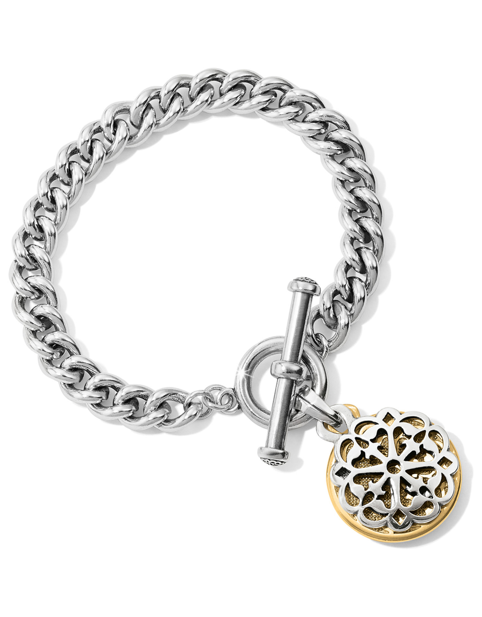 Brighton Brighton JF6662 Ferrara Two Tone Toggle Bracelet