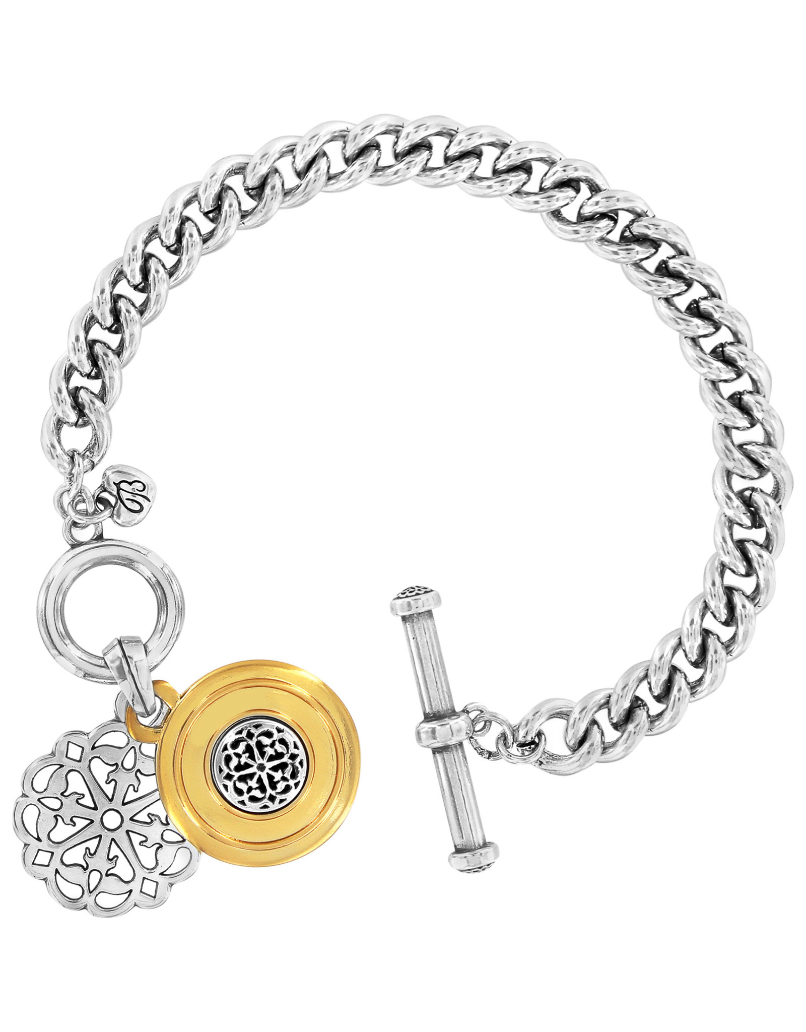 Brighton Brighton JF6662 Ferrara Two Tone Toggle Bracelet
