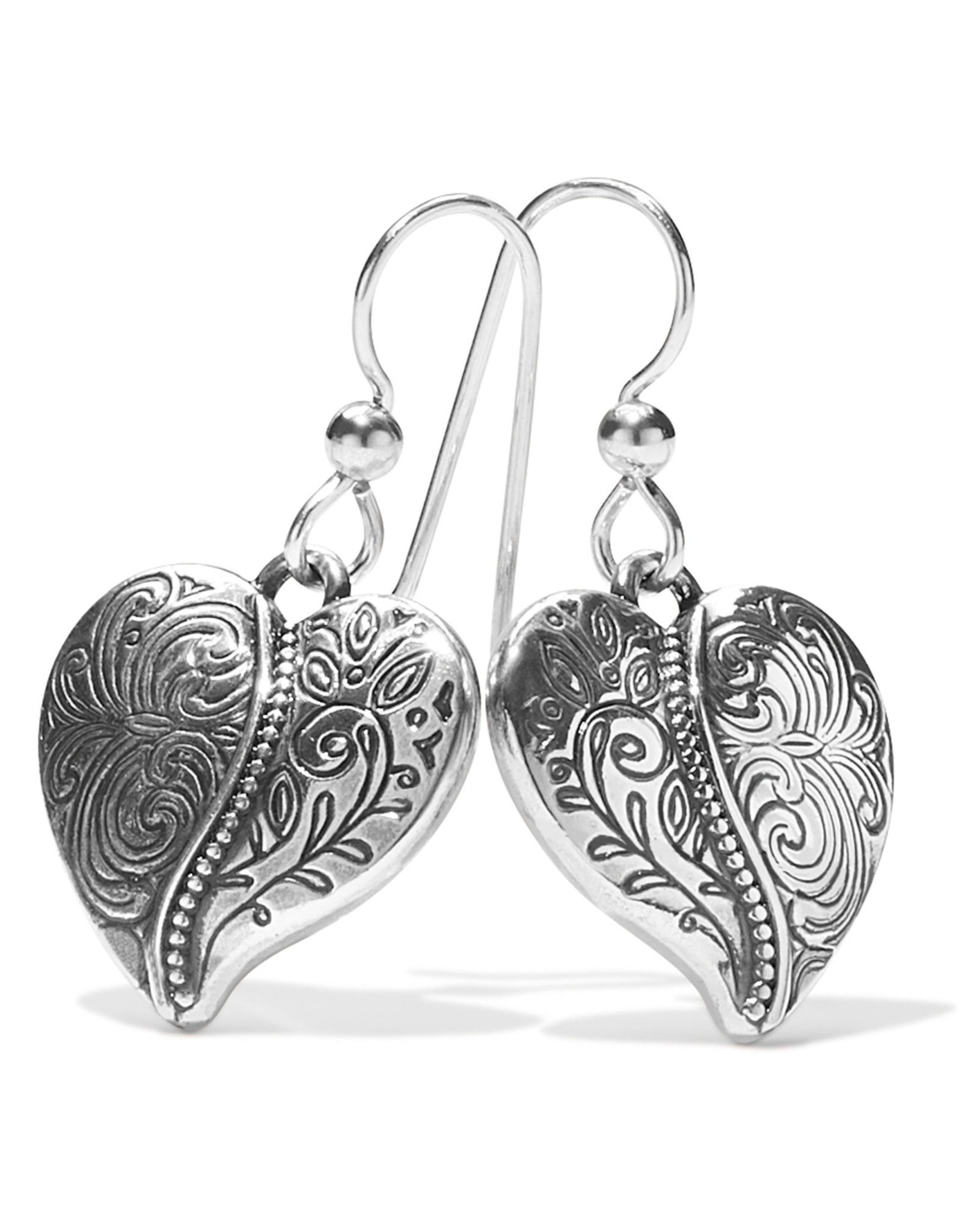 Brighton Brighton JA7170 Ornate Heart French Wire Earrings
