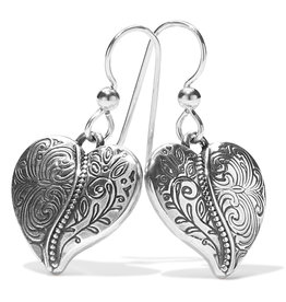 Brighton Brighton JA7170 Ornate Heart French Wire Earrings