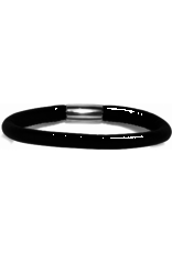 Brighton Brighton JB8870 Black Leather Woodstock Bracelet