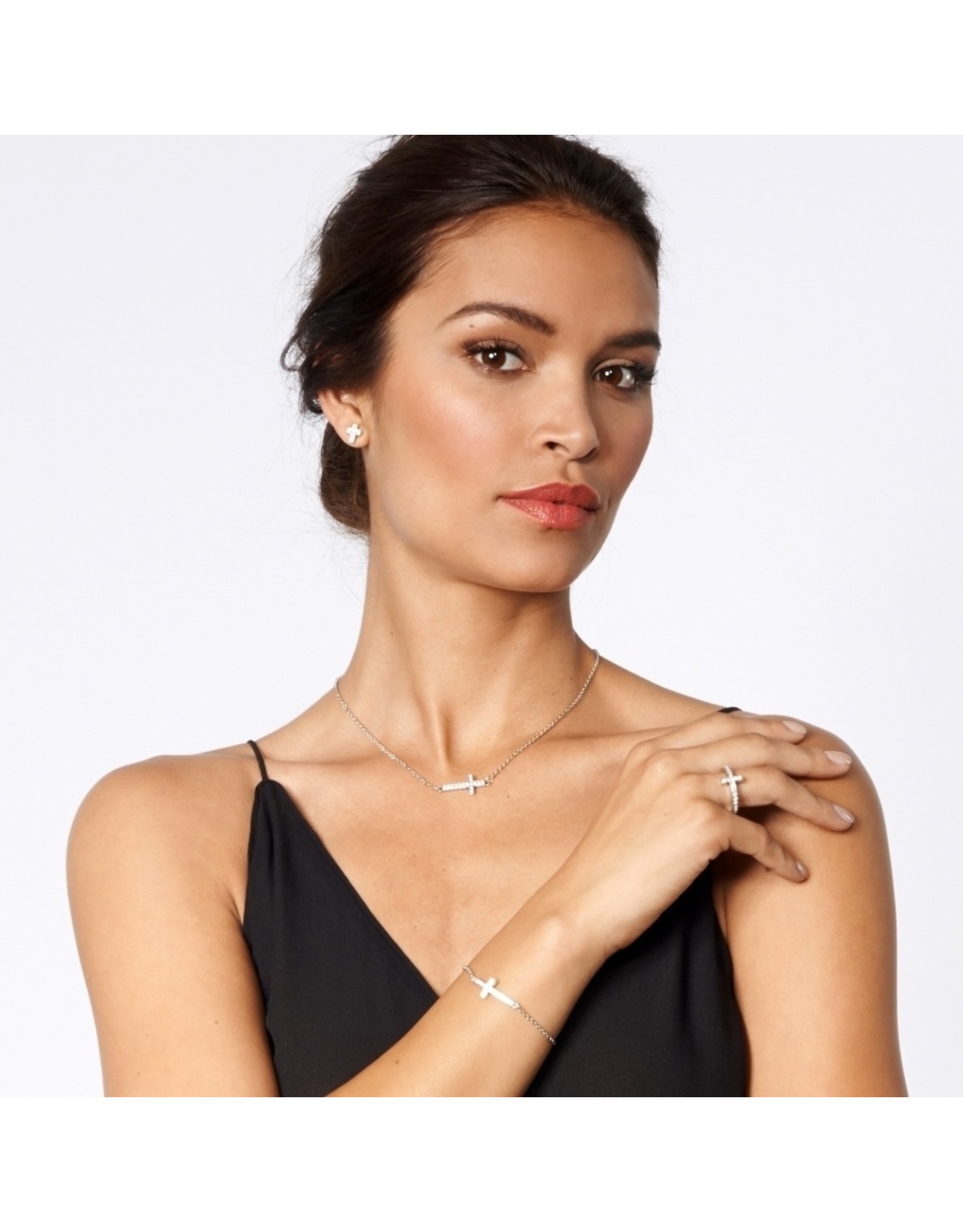 Brighton Brighton JB6332 Starry Night Cross Bracelet