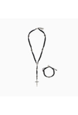 My Saint My Hero My Saint My Hero 50025BK In Communion Boy’s Rosary & Bracelet Set