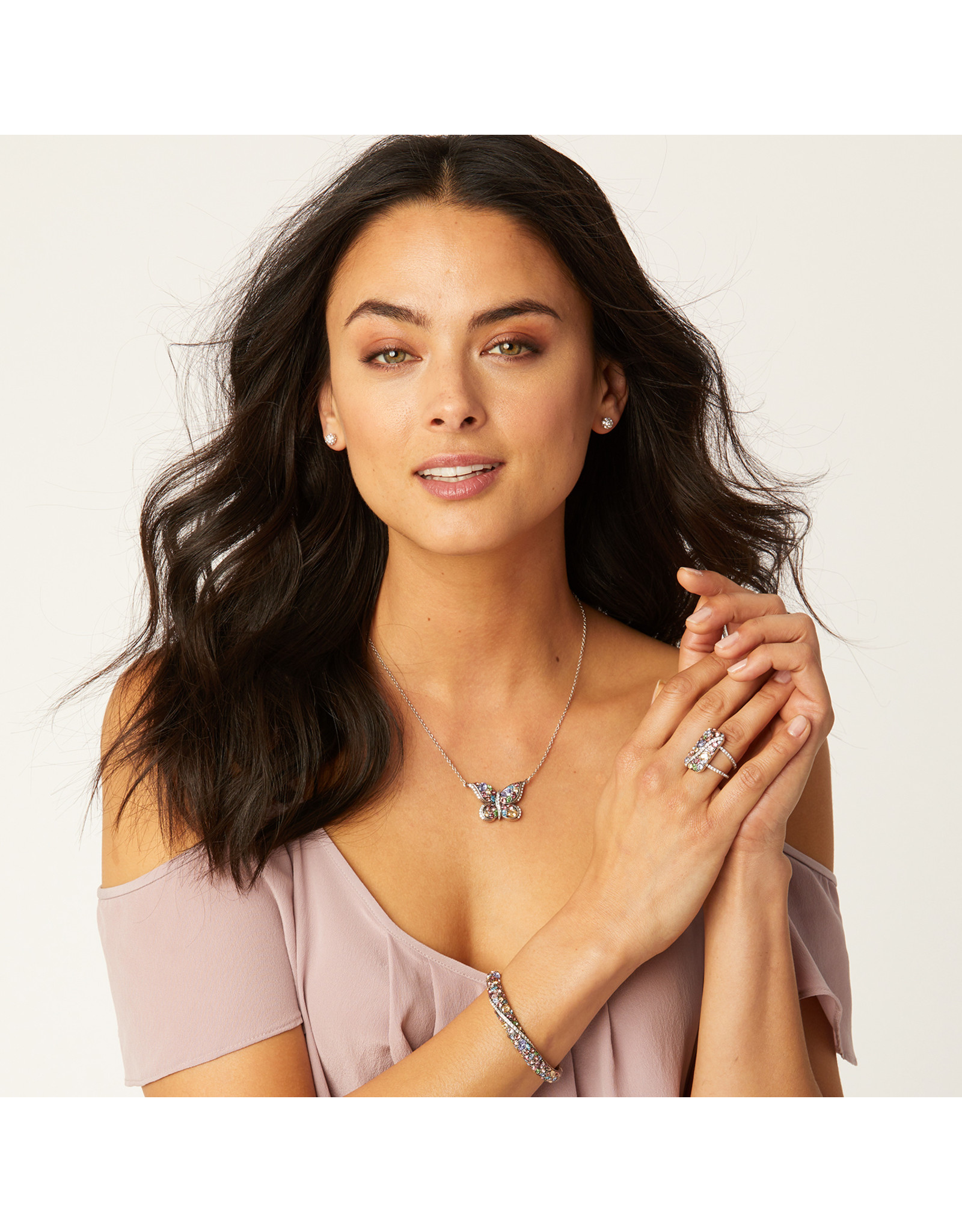 Brighton Brighton JL5611 Trust Your Journey Rev. Butterfly Necklace