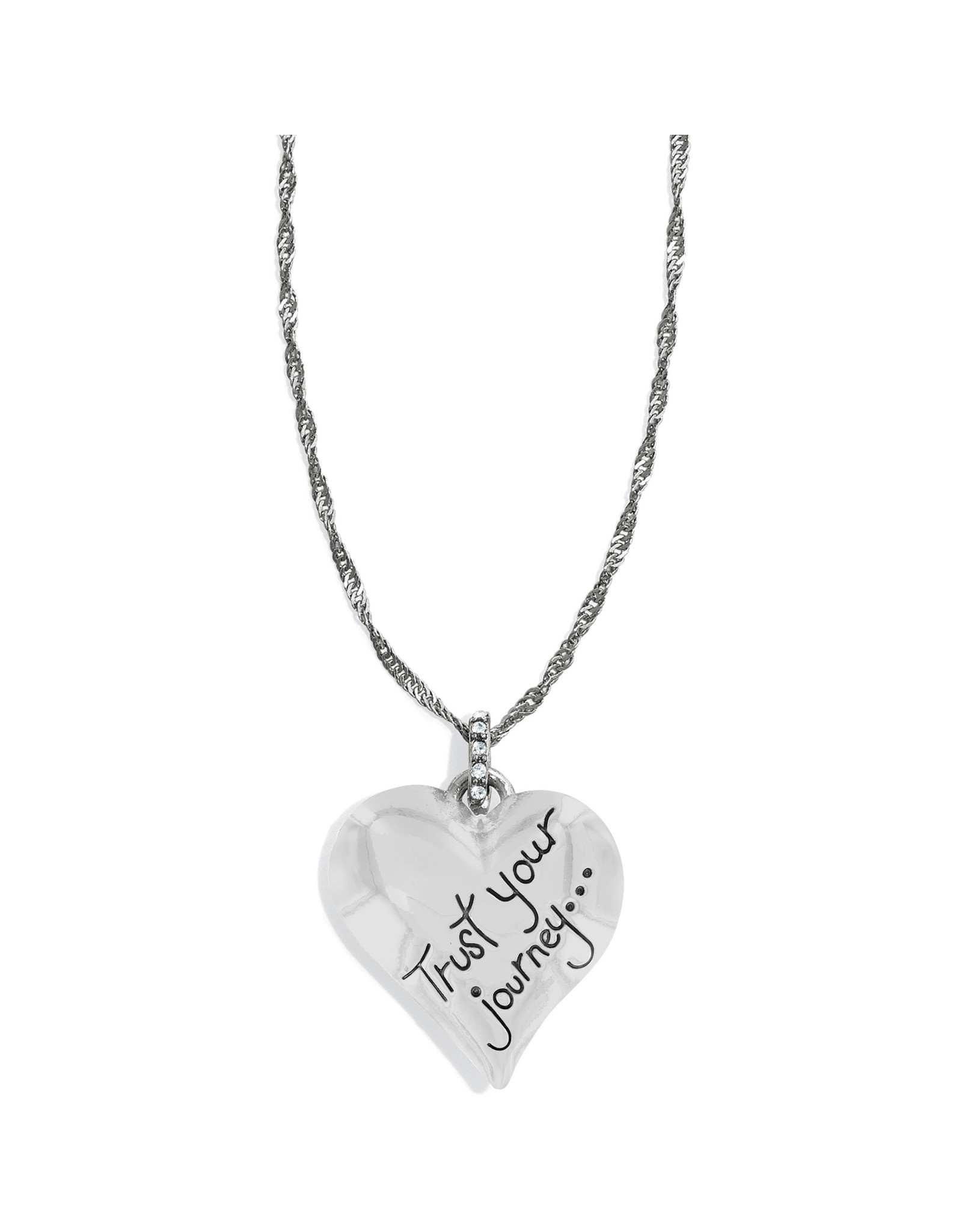 Brighton Brighton JL3911 Trust Your Journey Heart Necklace