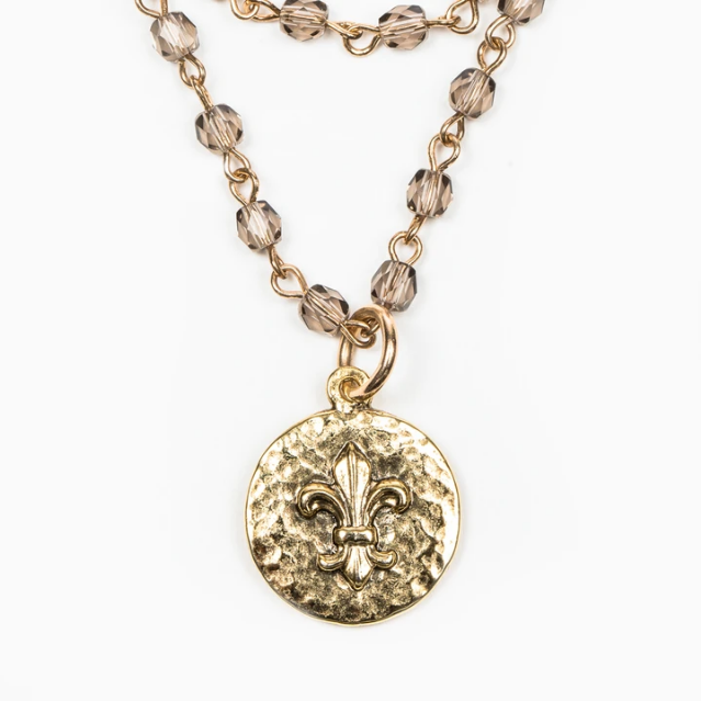 My Saint My Hero Blessings and Grace Necklace, Silver main image 0