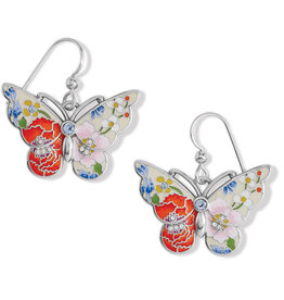 Brighton Brighton JA7743 Blossom Hill Butterfly French Wire Earrings
