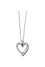 Brighton Brighton JM3672 Spectrum Open Heart Blue Necklace