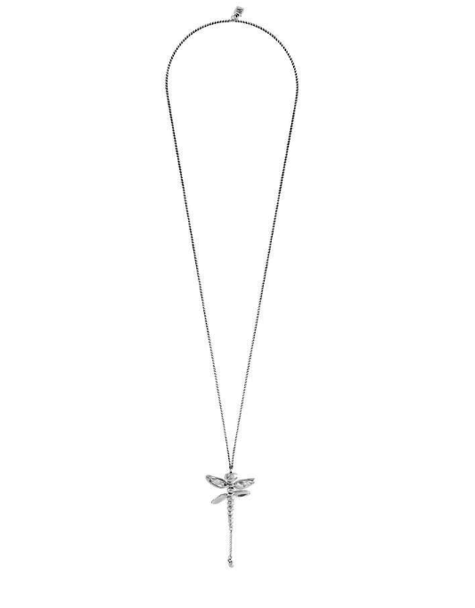Uno de 50 Uno de 50 Col0976mtl0000u Silver necklace long dragonfly