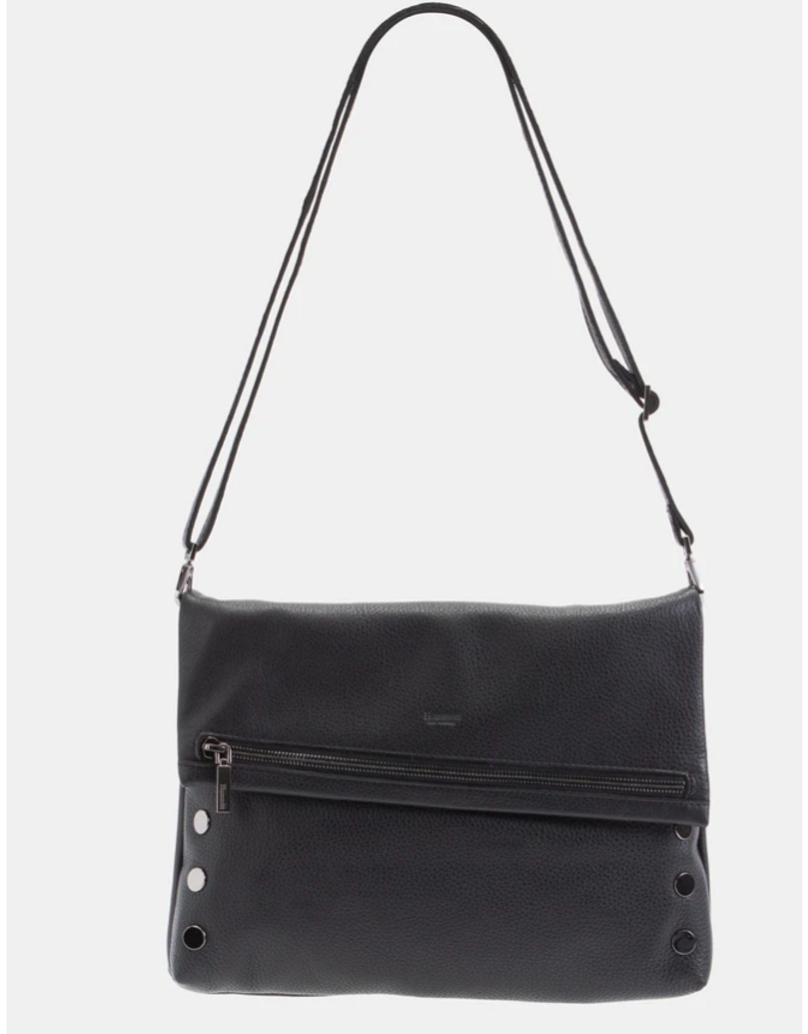 Hammitt Hammitt VIP Large Black Gunmetal Handbag 12322