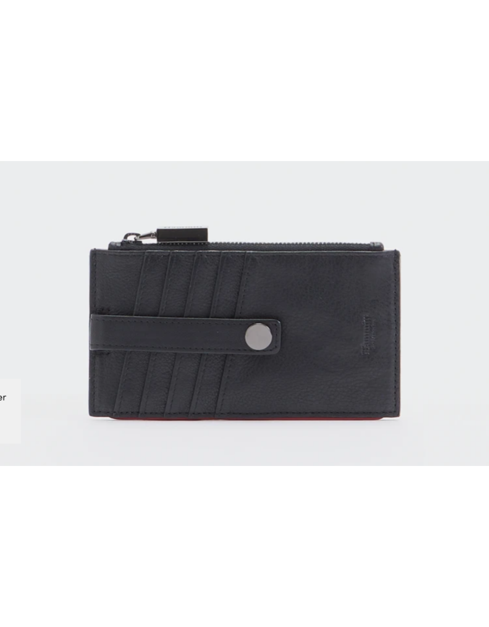 Hammitt Hammitt  210 West Black Gunmetal Card Holder 11048