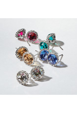 Brighton Brighton JA173E Ruby Iris Stud Earring
