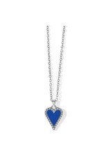 Brighton Brighton JM511B Dazzling Love Petite Blue Heart Necklace