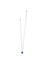 Brighton Brighton JM511B Dazzling Love Petite Blue Heart Necklace