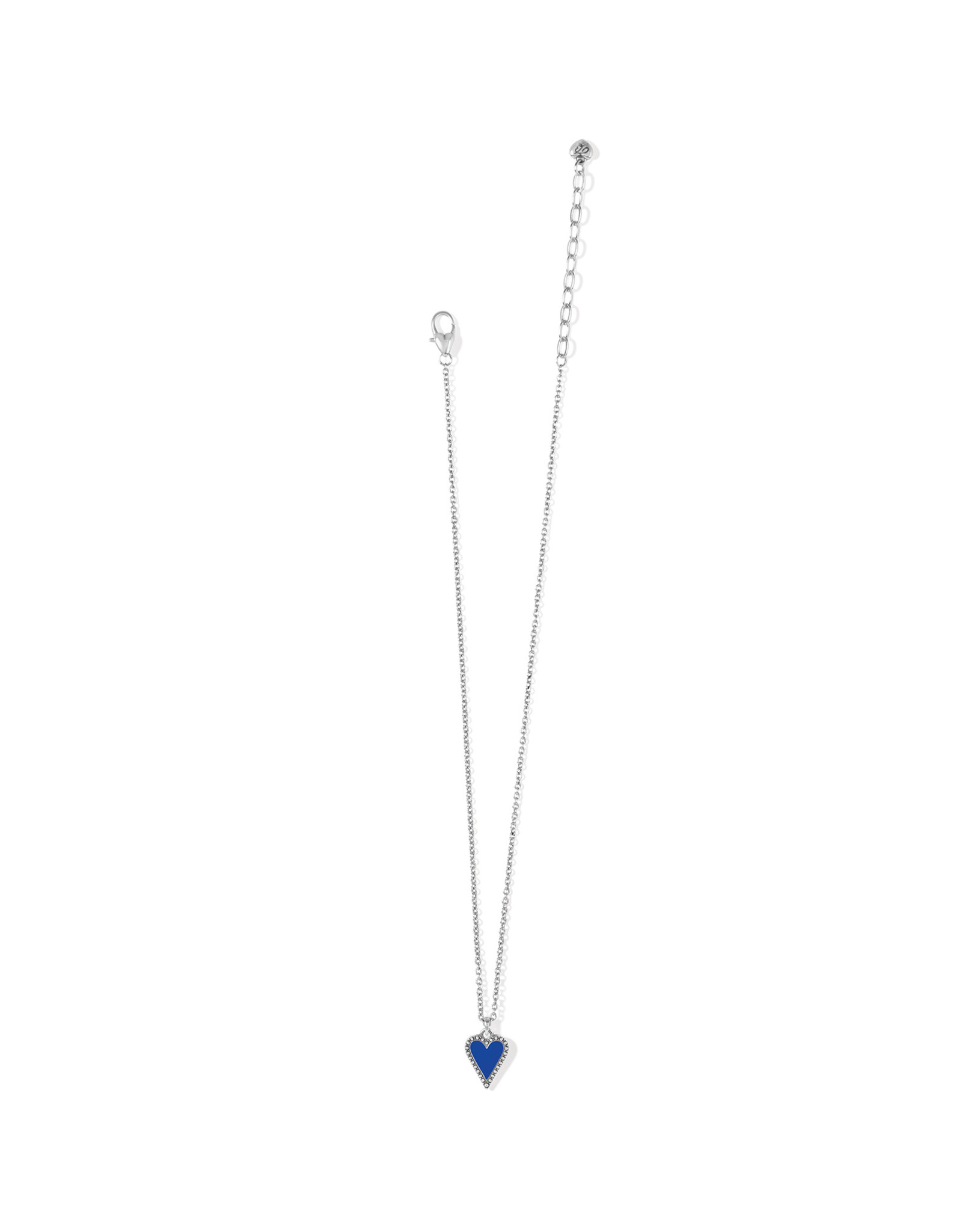 Brighton Brighton JM511B Dazzling Love Petite Blue Heart Necklace