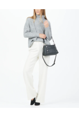 Hammitt Hammitt Bryant Medium Black Gunmetal Handbag 15508
