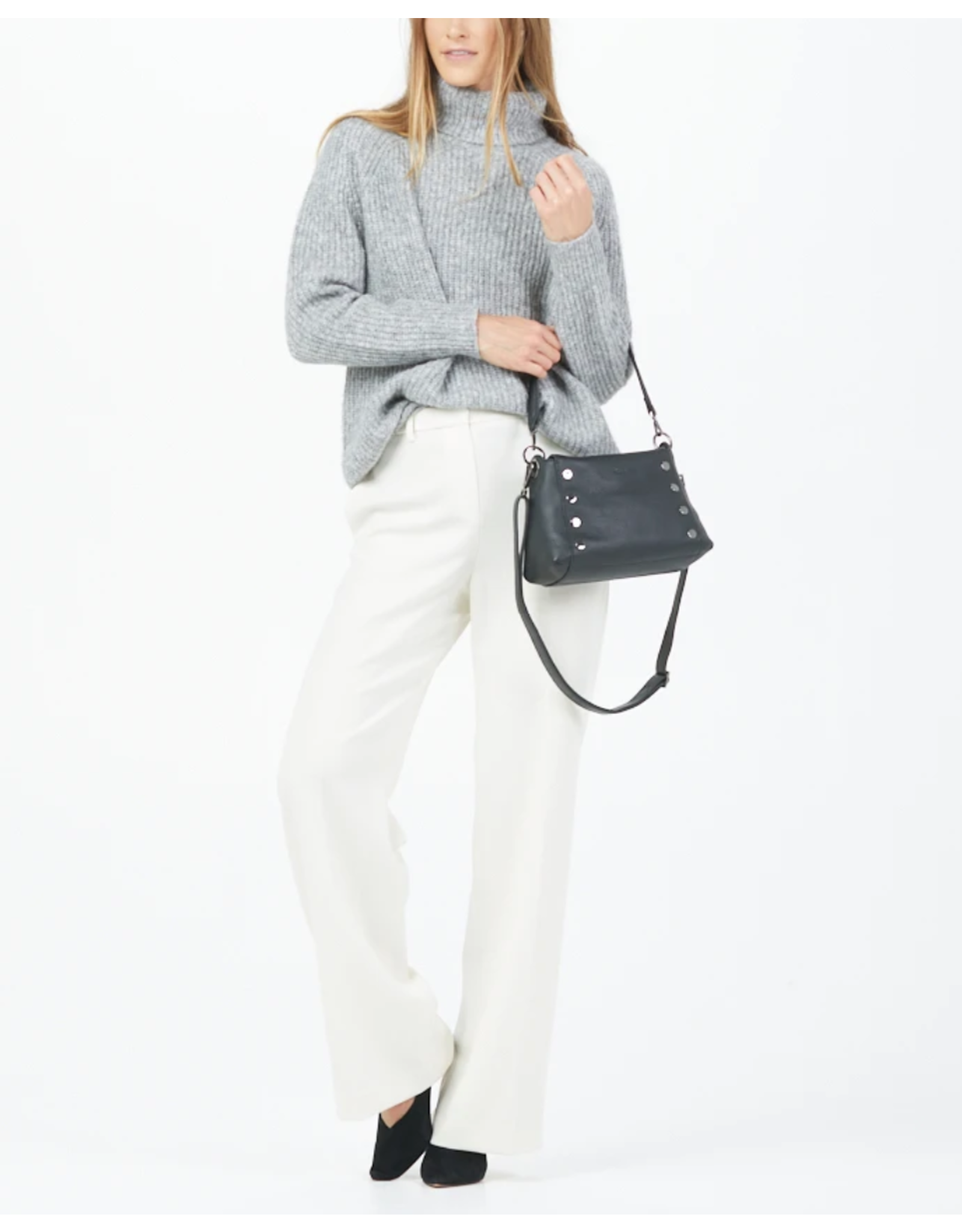 Hammitt Hammitt Bryant Medium Black Gunmetal Handbag 15508