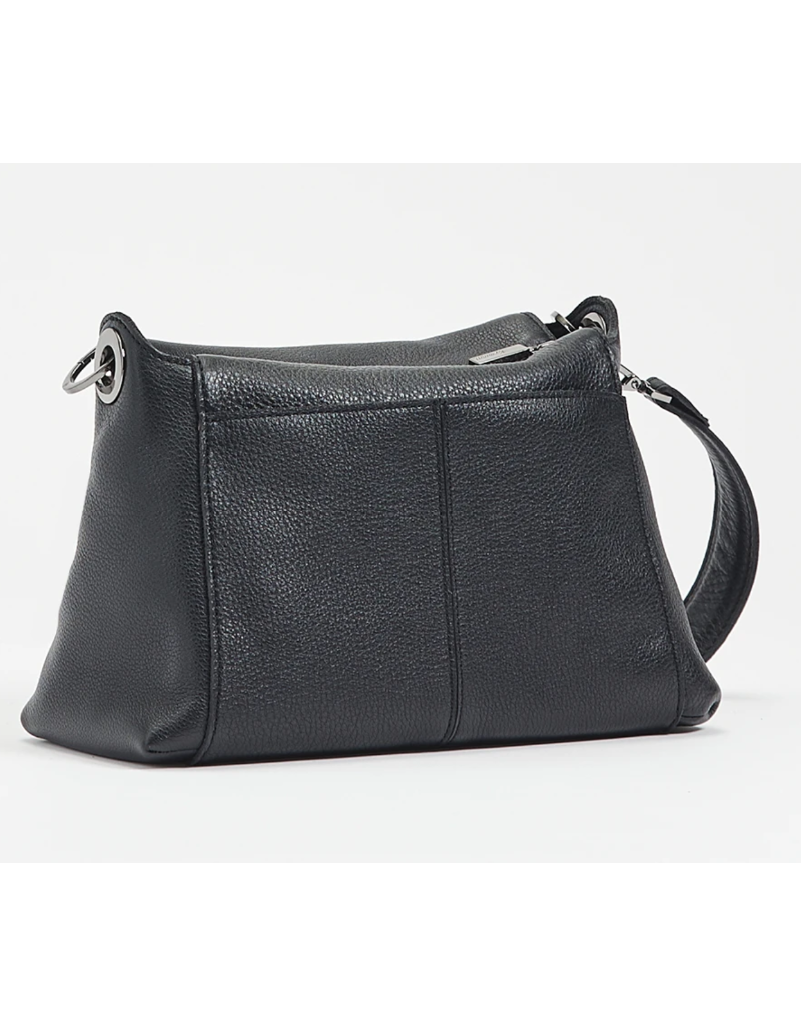 Hammitt Hammitt Bryant Medium Black Gunmetal Handbag 15508