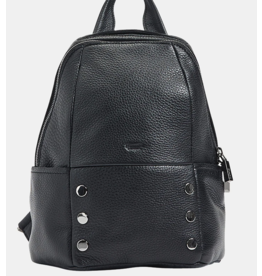 Hammitt Hammitt Hunter Medium Black Gunmetal Red Zip Backpack 15504