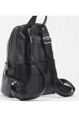 Hammitt Hammitt Hunter Medium Black Gunmetal Red Zip Backpack 15504