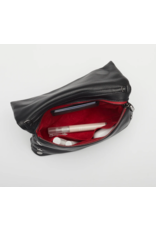 Hammitt Hammitt 14149 VIP Medium Black Gunmetal Red Zipper