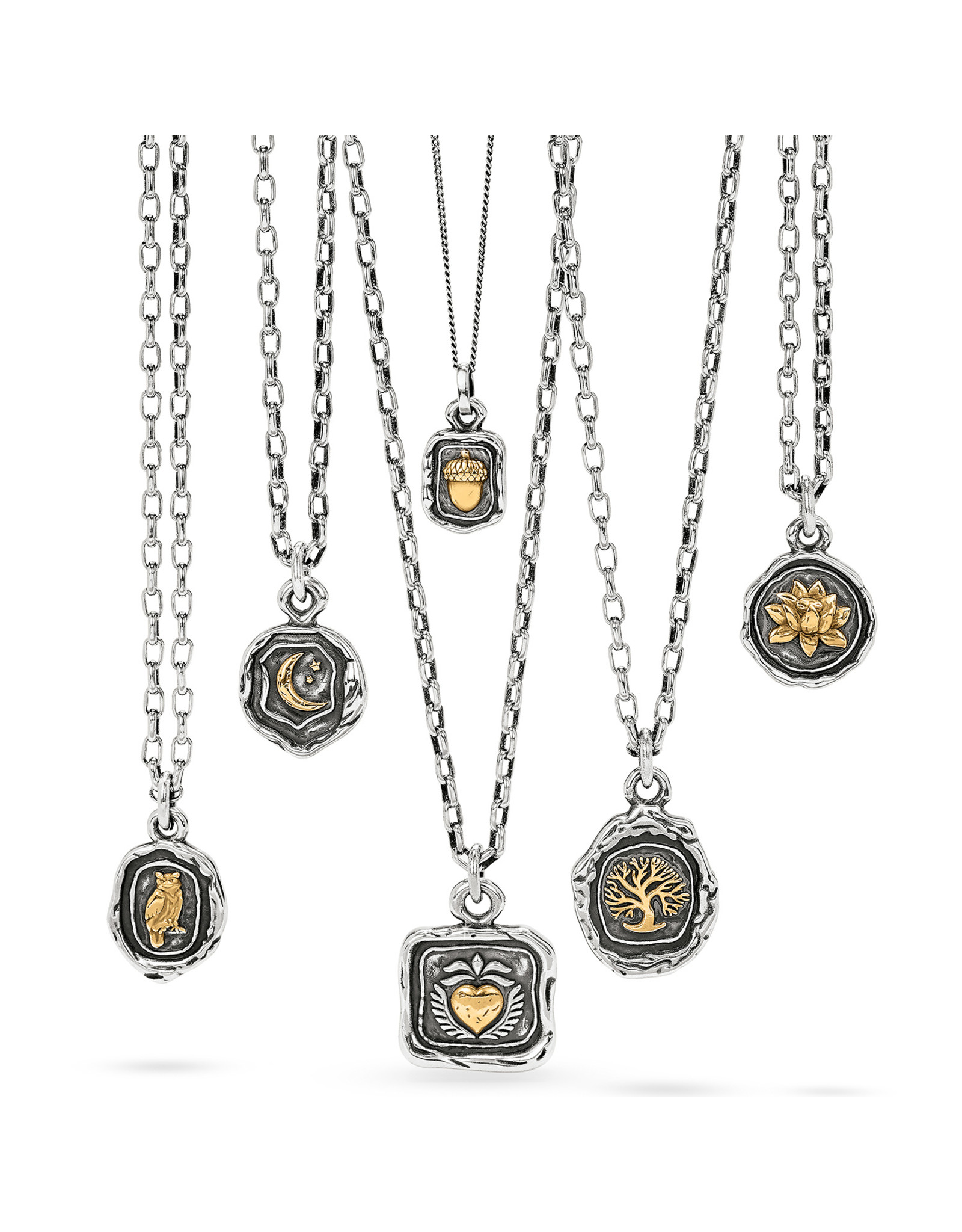 Brighton Brighton JM5062  Ferrara Virtue Crescent Moon Necklace OOL