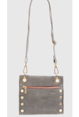 Hammitt Hammitt Tony Small Pewter Brushed Gold Red Zipper Handbag 14145 Hammitt Hammitt Tony Small Pewter Brushed Gold Red Zipper Handbag 14145