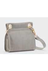 Hammitt Hammitt Tony Small Pewter Brushed Gold Red Zipper Handbag 14145 Hammitt Hammitt Tony Small Pewter Brushed Gold Red Zipper Handbag 14145