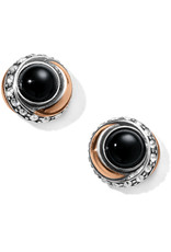 Brighton Brighton JA590D Neptune’s Rings Button Black Earring