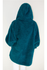 Nordic Beach Nordic Beach NB-SS Cozy Hooded Wrap One Size Sapphire Sea