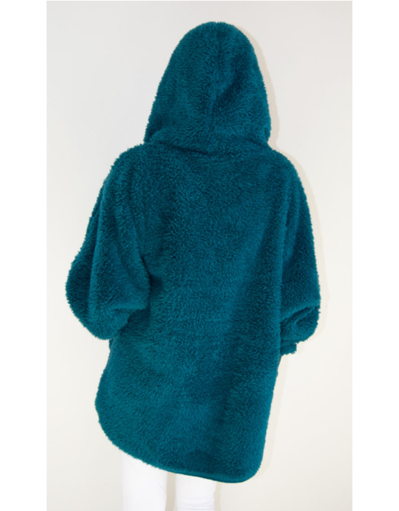 Nordic Beach Nordic Beach NB-SS Cozy Hooded Wrap One Size Sapphire Sea