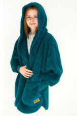 Nordic Beach Nordic Beach NB-SS Cozy Hooded Wrap One Size Sapphire Sea