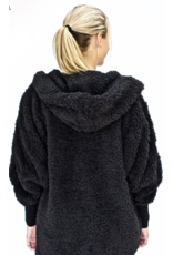 Nordic Beach Nordic Beach NB-P-BL Petite Cozy Hooded Wrap One Size  Black Licorice Nordic Beach Nordic Beach NB-P-BL Petite Cozy Hooded Wrap One Size  Black Licorice